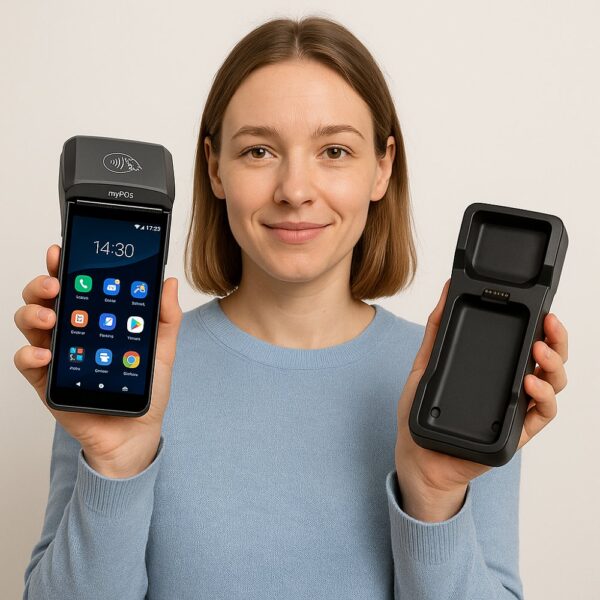 myPOS Pro Kartenterminal + Bondrucker & Ladestation